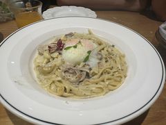 黑松露温泉蛋奶油意大利扁面-秘密旅行Bonjour(黑金冠 江南西店)
