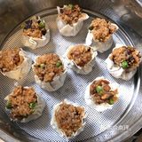 香菇肉肠烧麦（饺子皮版）