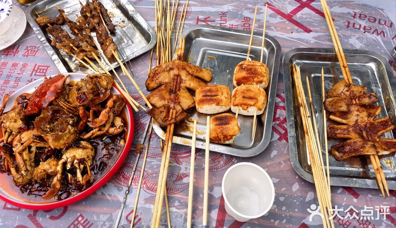 我们吃的烧烤套餐，就是锦州烧烤的味道，肉串入味