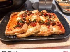 石板煎豆腐-草家酱蟹炭火烤肉店(珲春南路一店)