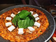 铁板章鱼五花肉-春熙台韩国料理·章鱼肥牛(西丽店)