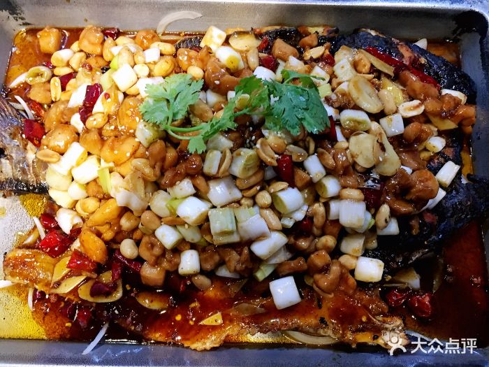 宫保鸡丁烤鱼(清江鱼/斤)