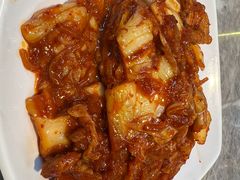 辣白菜炒五花肉-屋里家延边朝鲜族冷面(南园店)