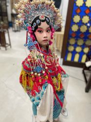 -后宫·古装汉服京剧儿童亲子全家福摄影