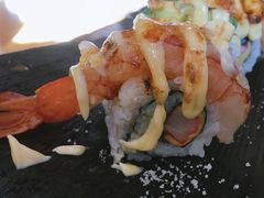 焦糖鲜虾牛油果寿司-天正河鲀·河豚亭(大连店)