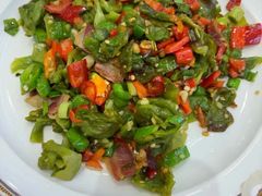 辣椒炒莴笋干-三只鸟本地特色菜馆(上饶总店)
