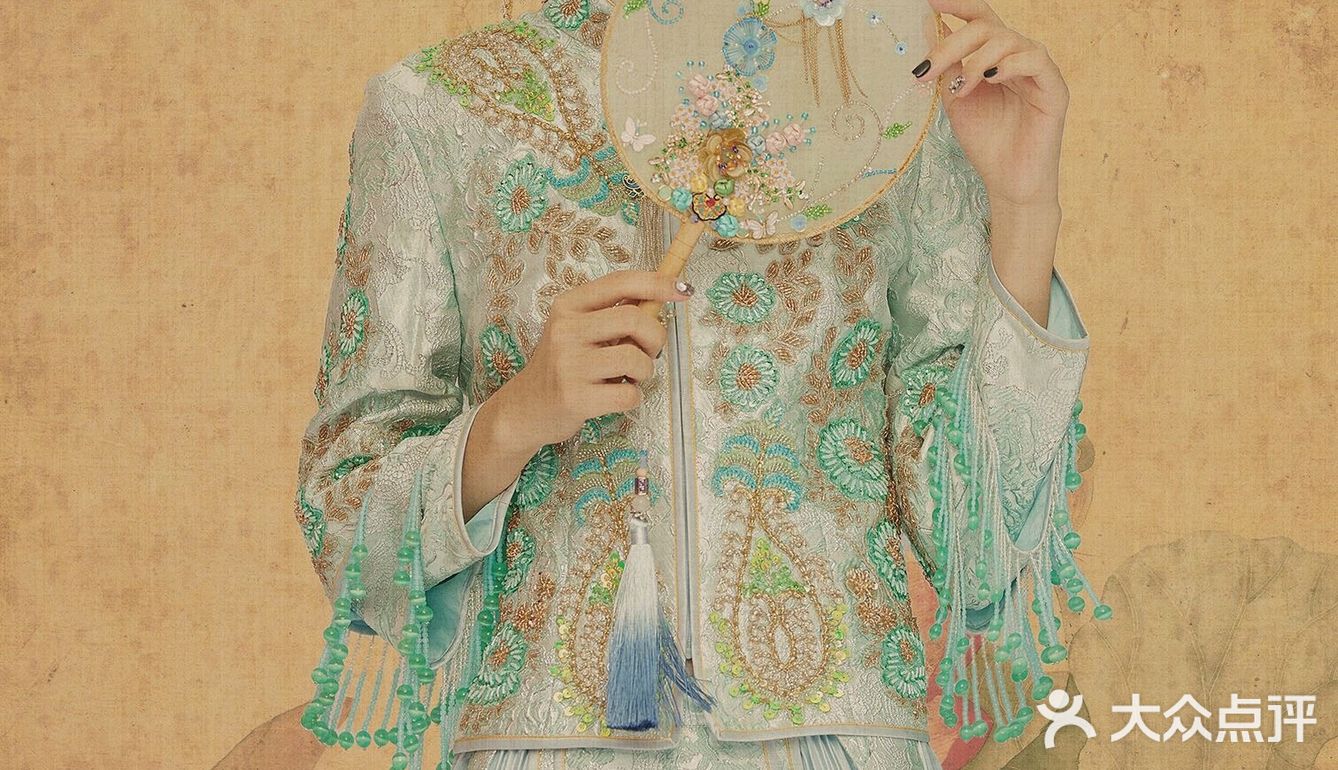 只有拍了工笔画婚纱照,才知道自己能有多美🌼