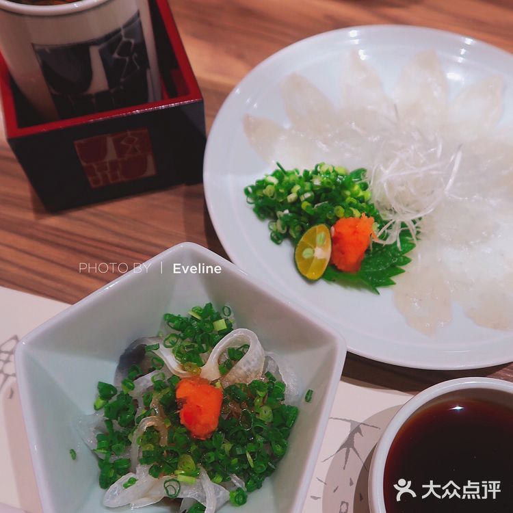 食材口感都不错。「河豚鱼鳍酒」好特别的酒