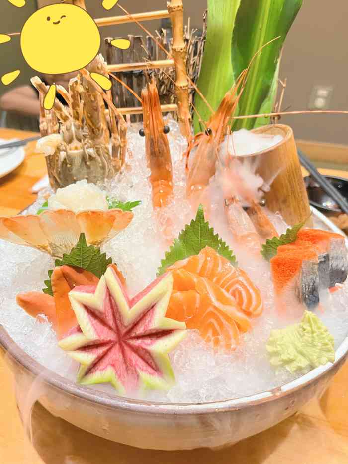 鲁山人日本料理·放题(新城店)-"秋天的第一场日料96 [薄荷]环境: .