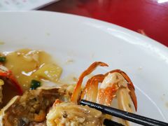 姜葱炒蟹-兄弟纯天然海鲜城