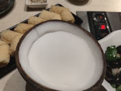 滑溜溜的椰子冻-润泽园椰子鸡(汇一城店)