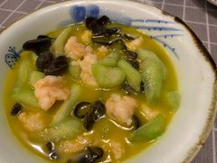 丝瓜虾滑-漫渡庄绿岛花园•隐世庭园菜(滨湖店)