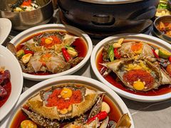 -草家酱蟹炭火烤肉店(珲春南路一店)