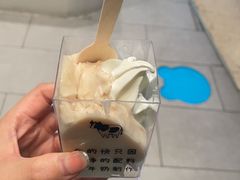 芋泥鲜牛乳冰淇淋-兰熊鲜奶(颐堤港店)