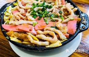 Pickled Chili Pork and Ham Stir-fry