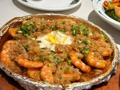 蒜蓉铁板基围虾-欧记大排档·景德菜(上海首店)