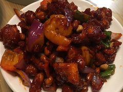 小椒香虾仁爆鸡球-陈傻子餐厅(世纪都会店)