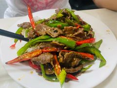 指天椒炒牛肉-好好滋味茶餐厅