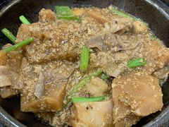 柚皮焖鱼肠-广宁炭炉鸡煲·富临门饭店