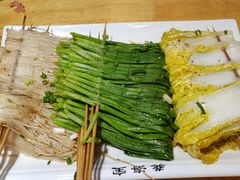娃娃菜-龚海宝· 烧烤· 羊肉原切挂糊更好吃(庄市店)