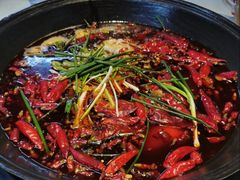 全牛油红汤锅-芈重山老火锅(广州首店)