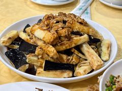 风味茄子拌蛤蜊-华春餐馆(鱼山路店)