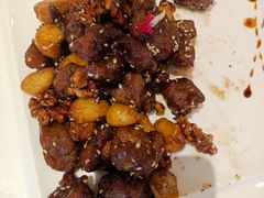 黑椒蒜子牛肉粒-大铁勺新津菜(迎水道店)