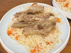 中份羊排手抓饭+酸奶-古楼兰新疆抓饭(龙湖河西天街店)