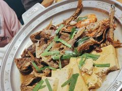 -东来菜馆•手抓海鲜家常菜•海鲜锅贴(鸽子窝店)