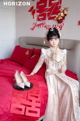 -桃子造型婚纱礼服(凤起广场店)