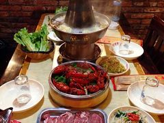 冬天吃暖暖的羊肉锅-虾满堂(金平路店)