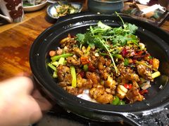 干锅牛蛙煲-馬蘭花開(车站大道店)