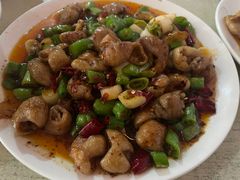 干煸肥肠-豆腐脑花