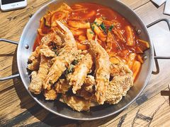 炸鸡拼辣炒年糕-HOTISLAND海鸡岛(宝业路店)