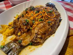 顺德蒸无骨鲫鱼-龙桥私厨·姜花菊花过桥鱼·顺德菜(容桂店)