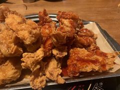甜辣无骨炸鸡-包装马车·韩国料理·포장마차