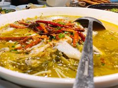 酸菜鱼片-老头儿油爆虾(星光一期店)