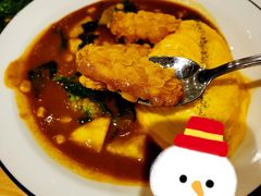 炸虾排咖喱蛋包饭-池奈·日式咖喱蛋包饭(老城根Gpark店)