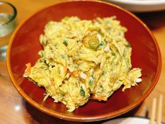 槐树花炒笨鸡蛋-真定郝家排骨(大十字街店)