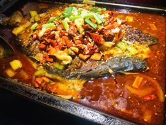 香辣味烤鱼-探鱼·鲜青椒爽麻烤鱼(广州欣荣广场店)