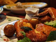 香料烤春鸡配时蔬-弗兰克牛排西餐厅Ribone steak house(柠檬花园店)