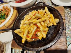 干锅茭白-走马楼饭庄(慈城古县城店)