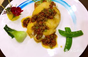 Silver Snow Fish with Bok Choy