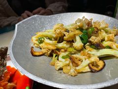 干锅丽水香菇花菜-探花·意境江南菜·唐伯虎文化体验店·松鼠桂鱼(观前店)