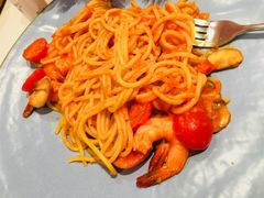 番茄大虾炒意面-随心小姐
