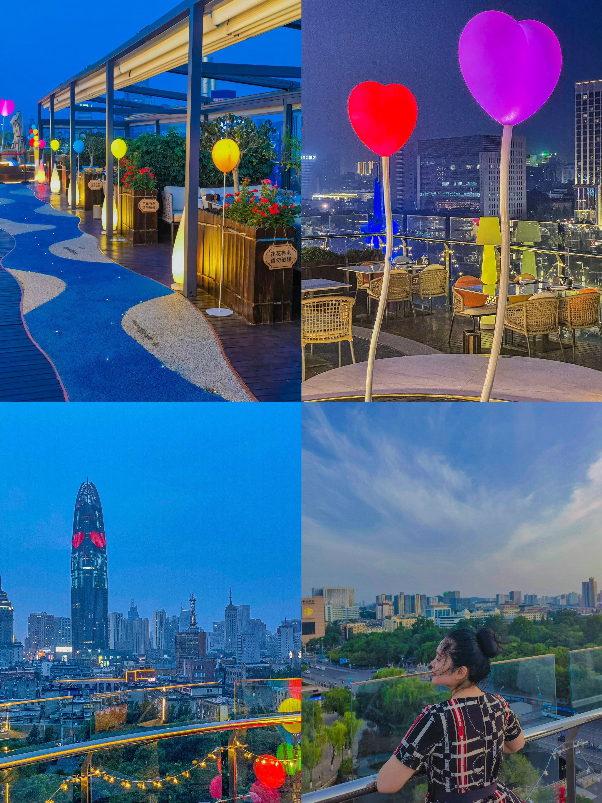 在济南!超浪漫的空中花园餐厅