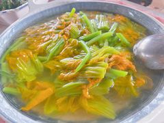 南瓜花汤-绿草墩