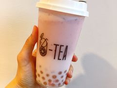 草莓拿铁-茶百道(柏威年店)