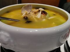菌菇花蛤汤-福海居烤鸭店(鸟巢店)