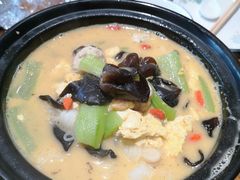 -东来菜馆•手抓海鲜家常菜•海鲜锅贴(鸽子窝店)